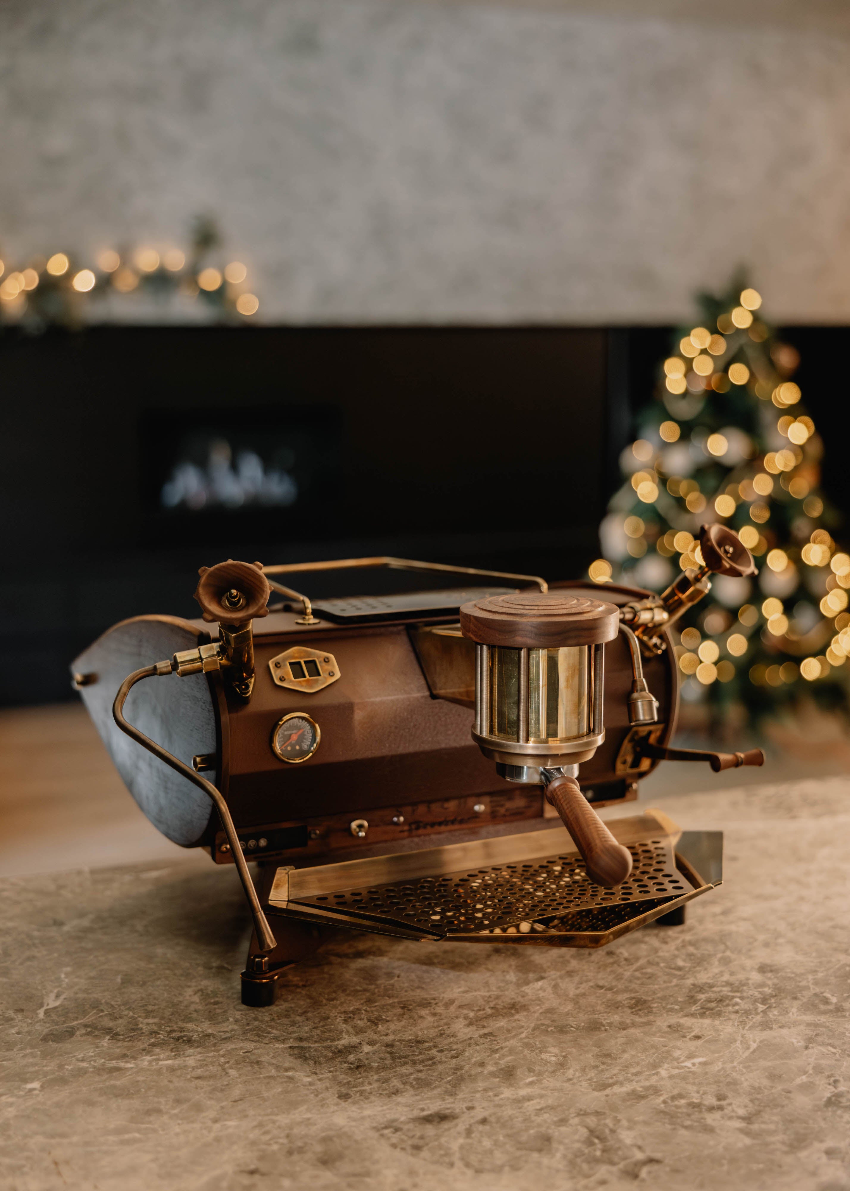 A custom Kees van der Westen Speedster espresso machine, by Specht.