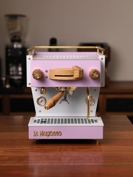 マルサン ミニラ250（PinkNeon Ver.） Sugarplum by Specht | Pink Linea Mini Espresso Machine