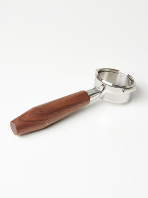 Open image in slideshow, Pesado Bottomless Portafilter With Wooden Handle
